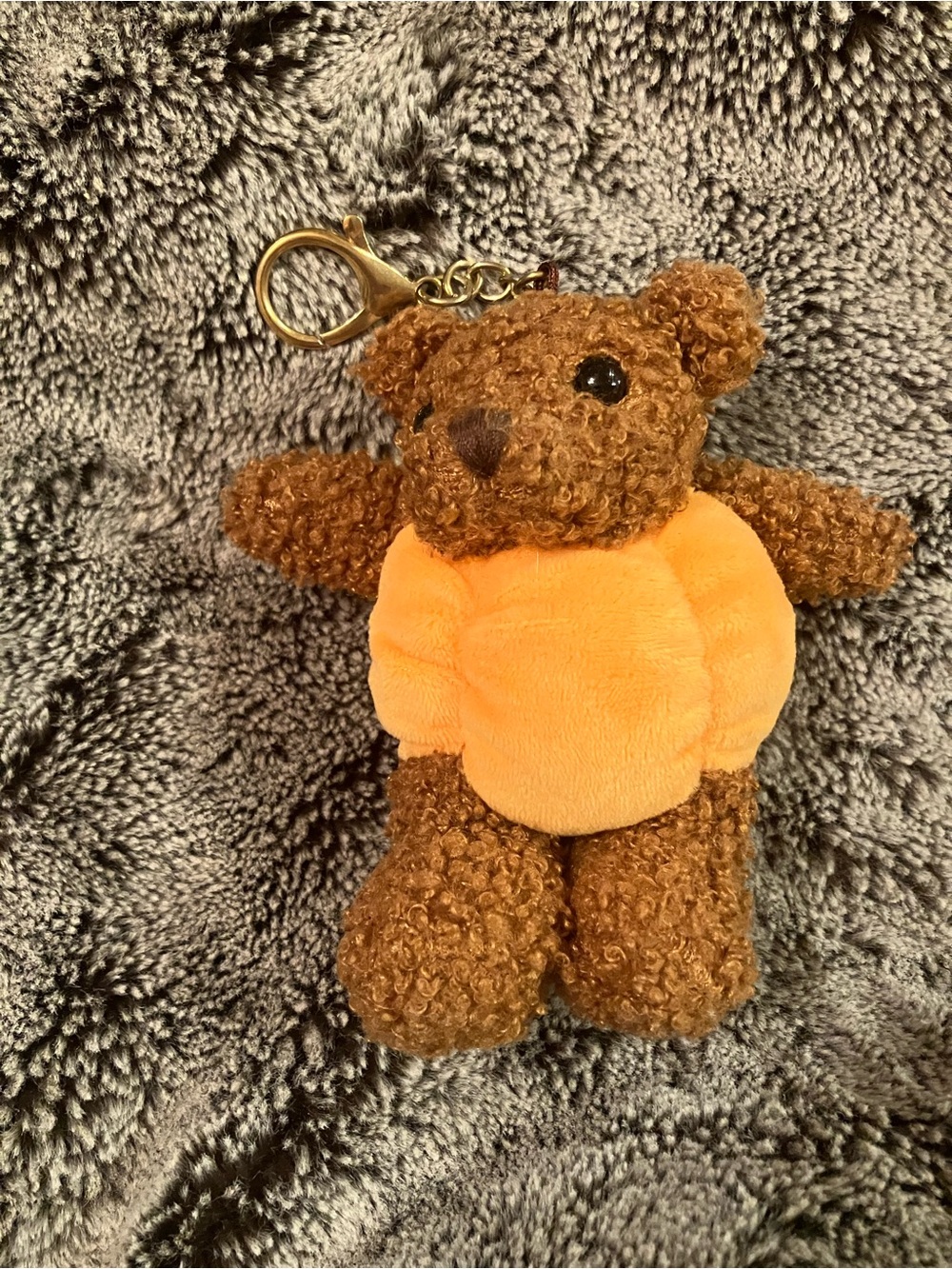 American Eagle pumpkin teddy bear 🧸 bag charm